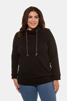 Ulla Popken Grote Maten sweatshirt, Dames, zwart, 