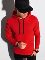 Ombre - Herenhoodie - Rood - Capuchon - Zachte Stof