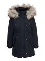 Only Lang Parka Dames Blauw