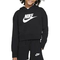 Nike Kinder Hoody Crop in schwarz