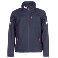 Helly Hansen jack Crew Midlayer met logo donkerblauw