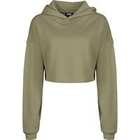 Urban Classics Hoodie Oversized Cropped Urban Classics Hoodie Oversized Cropped Urban Classics Hoodie Oversized Cropped Kapuzenpullover oliv Damen 