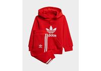 adidas Originals Adicolor Hoodie-Set - Red / White - Kinder, Red / White