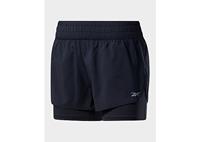 Reebok running two-in-one shorts - Black - Damen, Black