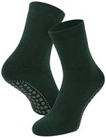 Basset Antislip sokken van katoen-D. Groen-35/38