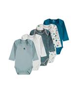 name it Lange Mouw Bodysuit 5 Pakken Legioen Blauw