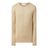 Selected Rocks knit crew neck kelp