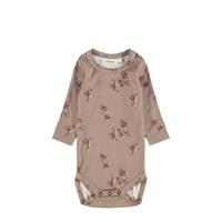 LIL' ATELIER BABY romper met bloemen oudroze