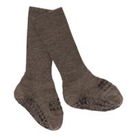 GoBabyGo antislip sokjes wol brown melange