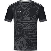 Jako - Shirt Tropicana MC - Zwart Voetbalshirt Heren