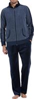 Pastunette huispak heren - Dark Blue - NOS - Badstof heren pyjama pak - Warm