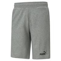 Puma Herren Shorts - ESS Shorts, Logo, Baumwolle, kurz, Grau