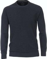 Casa Moda Pullover O-Halsausschnitt Melange Dunkelblau - GrÃ¶ÃŸe 3XL