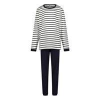 PETIT BATEAU Schlafanzug , Organic Cotton dunkelblau 