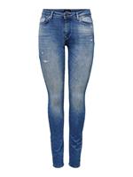 Only Onlshape Life Reg Skinny Jeans Dames Blauw