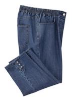 Dames Capri-jeans blue-stonewashed Größe
