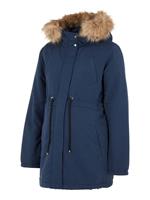 Mljessa Short Zwangerschapsparka Dames Blauw