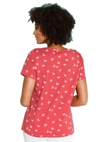 Dames Shirt grapefruit bedrukt Größe