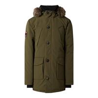 Superdry Parka met afneembaar imitatiebont - gewatteerd