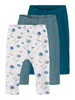 Name it 3-pack Romper Heren Blauw