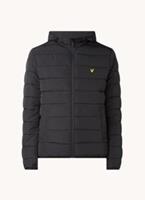 Lyle & Scott Gewatteerd jack met capuchon en steekzakken