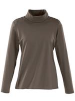 Colshirt in taupe van heine