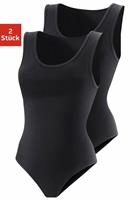 Vivance Shirtbody (2er-Pack) aus Baumwoll-Stretch-Qualität