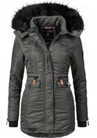 Navahoo Steppmantel »Schätzchen« warmer Winterparka mit Kunstfellkapuze