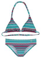 Buffalo Triangelbikini Lux Kids met abstracte print