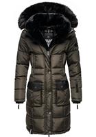 Navahoo Steppmantel »Sinja« stylischer Winter Parka mit edlem Fellimitat