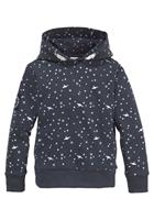 KangaROOS Hoodie Lange mouwen, bedrukt, met capuchon, van katoenmix