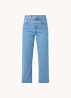 Levi's ribcage high waist straight fit jeans jazz wave