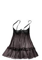 petite fleur gold Negligé met bustier, van fijn tule, sexy lingerie, verleidelijke onderkleding