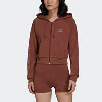 Cropped Originals Track Top - Step Into You - Dames Track Tops - Brown - 70% Katoen, 30% Polyester - 