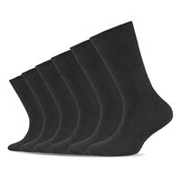 Camano Socken 6er-Pack - Kinder -  schwarz