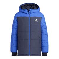 adidas Steppjacke PADDED ATHLETICS PRIMEGREEN Reißverschluss,Reißverschluss-Tasche Kinder, legend ink-bold blue-white