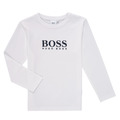 Boss Junior Linear Logo Long Sleeve T-Shirt
