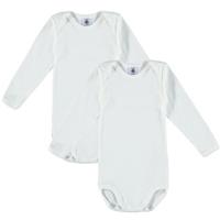 PETIT BATEAU Bodies Kurzarm, Doppelpack weiß 