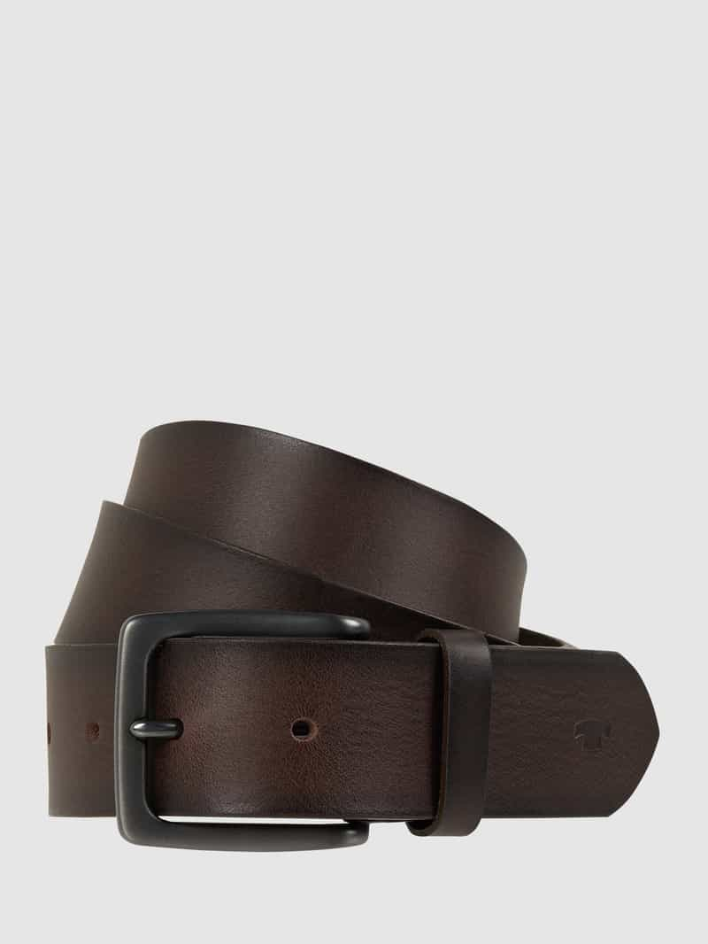 tomtailor Leren riem met doornsluiting, model 'Scott'