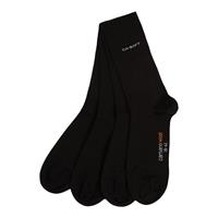 CAMANO Sokken met labelstitching in een set van 3 paar