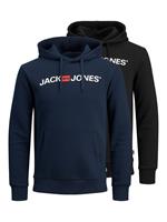Jack & Jones Kapuzensweatshirt »CORP OLD LOGO SWEAT HOOD« (Packung, 2-tlg., 2er-Pack)
