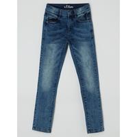 s.Oliver slim fit jeans stonewashed Blauw Jongens Stretchdenim - 