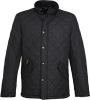 Barbour Gewatteerde Jas Van Powell, Zwart