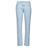 Women's Levis 501 Crop Samba Goal Jeans in Light Blue