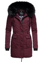 Navahoo Wintermantel »Luluna Prc« edler Parka m. Kunstfellkapuze