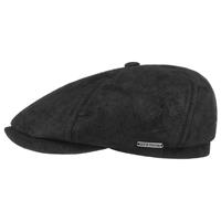 Stetson Flat Cap (1-St) Ledercap mit Schirm