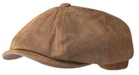 Stetson Flat Cap (1-St) Ledercap mit Schirm