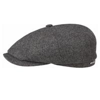 Stetson Flat Cap (1-St) Schirmmütze mit Schirm, Made in the EU