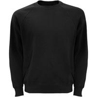Fruit Of The Loom Heren Raglan Mouwen Belcoro Sweatshirt (Zwart)