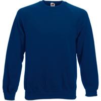 Fruit Of The Loom Heren Raglan Mouwen Belcoro Sweatshirt (Marine)